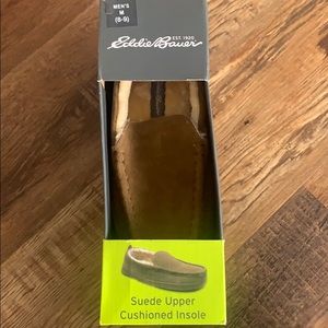 Eddie Bauer Suede Upper Cushioned Insole Slipper